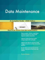 Data Maintenance A Complete Guide - 2020 Edition