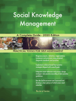 Social Knowledge Management A Complete Guide - 2020 Edition