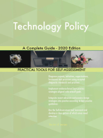 Technology Policy A Complete Guide - 2020 Edition
