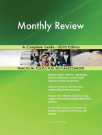Monthly Review A Complete Guide - 2020 Edition
