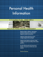 Personal Health Information A Complete Guide - 2020 Edition