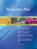 Production Plan A Complete Guide - 2020 Edition