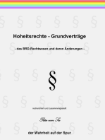 Hoheitsrechte - Grundverträge: das BRD-Rechtwesen und deren Änderungen