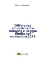 Differenze climatiche fra Bologna e Reggio Emilia nel novembre 2018