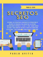 Secretos SEO para el 2020: Descubre las estrategias avanzadas de optimización de motores de búsqueda para marketing en Internet increíblemente rentables. La guía #1 para “Ganar dinero en línea”