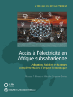 Accès à l’électricité en Afrique subsaharienne: Adoption, fiabilité, et facteurs complémentaires d'impact économique