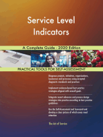 Service Level Indicators A Complete Guide - 2020 Edition