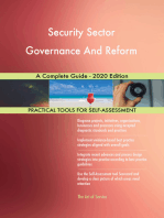 Security Sector Governance And Reform A Complete Guide - 2020 Edition