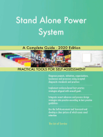 Stand Alone Power System A Complete Guide - 2020 Edition