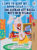 I Love to Keep My Room Clean (English Swedish Bilingual Book): English Swedish Bilingual Collection