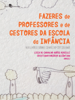 Fazeres de professores e de gestores da escola da infância