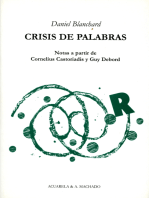 Crisis de palabras: Notas a partir de Cornelius Castoriadis y Guy Debord