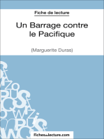 Un Barrage contre le Pacifique - Margueritte Duras (Fiche de lecture): Analyse complète de l'oeuvre
