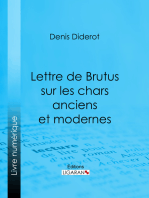 Lettre de Brutus sur les chars anciens et modernes