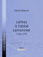 Lettres à l'abbé Lemonnier: 1765-1779
