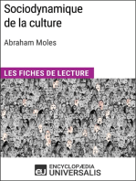 Sociodynamique de la culture d'Abraham Moles: Les Fiches de Lecture d'Universalis