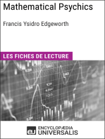 Mathematical Psychics de Francis Ysidro Edgeworth: Les Fiches de lecture d'Universalis