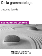 De la grammatologie de Jacques Derrida: Les Fiches de lecture d'Universalis