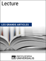 Lecture: Les Grands Articles d'Universalis