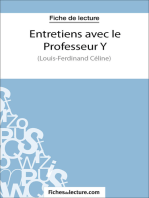 Entretiens avec le Professeur Y: Analyse complète de l'oeuvre