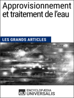 Approvisionnement et traitement de l’eau