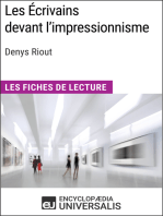 Les Écrivains devant l'impressionnisme de Denys Riout: Les Fiches de Lecture d'Universalis