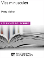Vies minuscules de Pierre Michon: Les Fiches de Lecture d'Universalis
