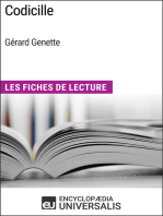 Codicille de Gérard Genette: Les Fiches de Lecture d'Universalis