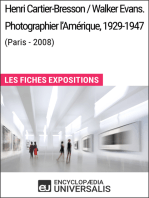 Henri Cartier-Bresson / Walker Evans. Photographier l'Amérique, 1929-1947 (Paris - 2008): Les Fiches Exposition d'Universalis