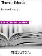 Thomas l'obscur de Maurice Blanchot: Les Fiches de lecture d'Universalis