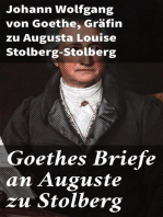 Goethes Briefe an Auguste zu Stolberg