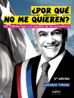 ¿Por qué no me quieren?: Del Piñera way a la rebelión de los estudiantes