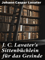 J. C. Lavater's Sittenbüchlein für das Gesinde