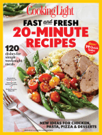 COOKING LIGHT Fast & Fresh 20 Minute Recipes