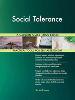 Social Tolerance A Complete Guide - 2020 Edition