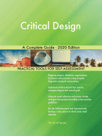 Critical Design A Complete Guide - 2020 Edition