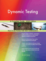 Dynamic Testing A Complete Guide - 2020 Edition