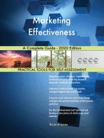 Marketing Effectiveness A Complete Guide - 2020 Edition