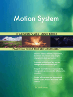 Motion System A Complete Guide - 2020 Edition