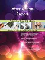 After Action Report A Complete Guide - 2020 Edition