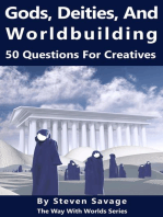 Gods, Deities, and Worldbuilding: 50 Questions For Creatives: Way With Worlds, #14