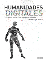 Humanidades digitales: La cultura frente a las nuevas tecnologías