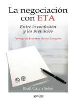 La negociación con ETA