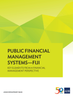 Public Financial Management Systems—Fiji: Key Elements from a Financial Management Perspective