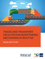 Trade and Transport Facilitation Monitoring Mechanism in Bhutan: Baseline Study