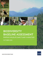 Biodiversity Baseline Assessment: Phipsoo Wildlife Sanctuary in Bhutan