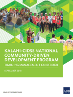 KALAHI-CIDSS National Community-Driven Development Program: Training Management Guidebook