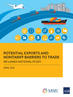 Potential Exports and Nontariff Barriers to Trade: Sri Lanka National Study