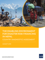 The Enabling Environment for Disaster Risk Financing in Nepal: Country Diagnostics Assessment