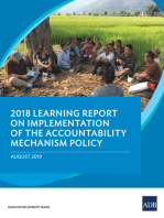 2018 Learning Report on Implementation of the Accountability Mechanism Policy